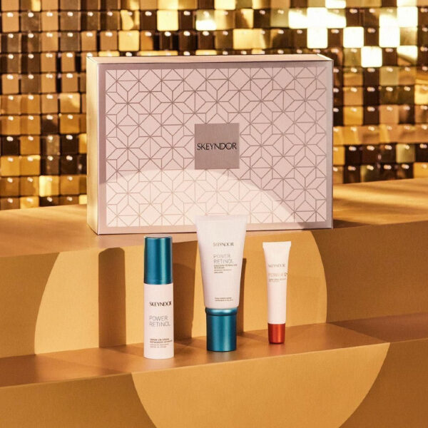 Skeyndor rinkinys POWER RETINOL atkuriamasis kremas + atkuriamasis Serumas + POWER C+ Paakių kremas