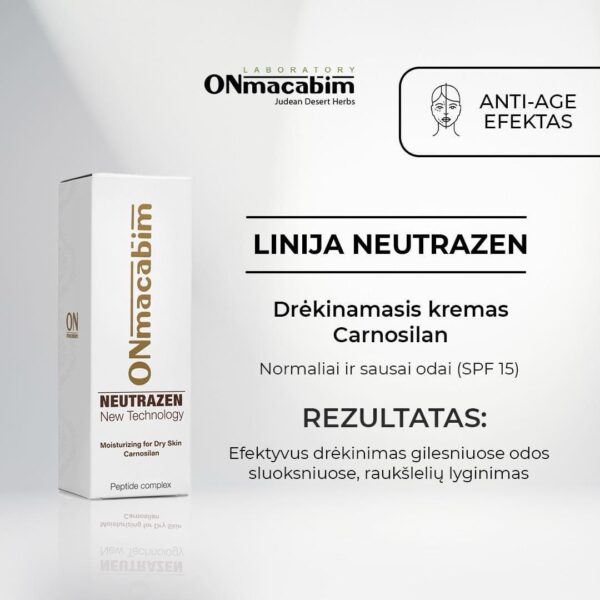 CREAM CARNOSILAN - Drekinamasis kremas normaliai/sausai odai SPF 15