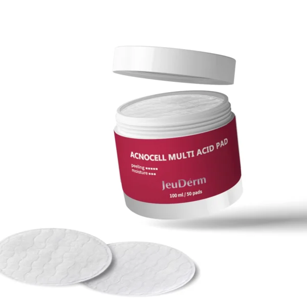 JD096-AcnoCell-MULTI-ACID-PAD-2-scaled.jpg-2 RŪGŠTINIAI ŠVEITIMO PADELIAI / AcnoCell MULTI-ACID PAD 100ml/ 50vnt